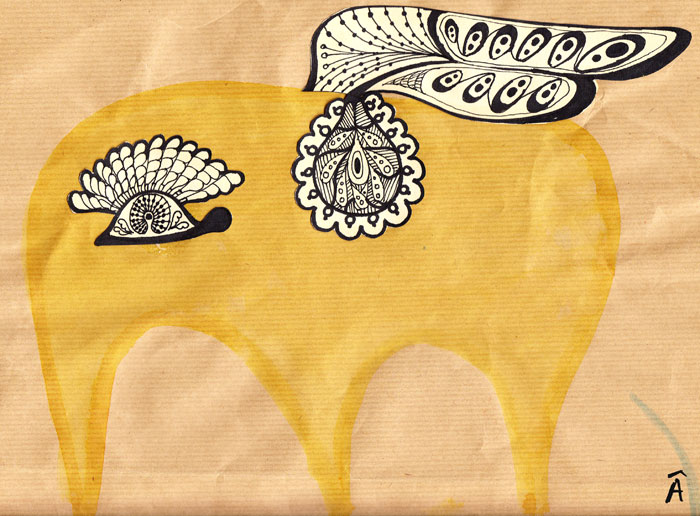 illustration elephant kids sketch decor