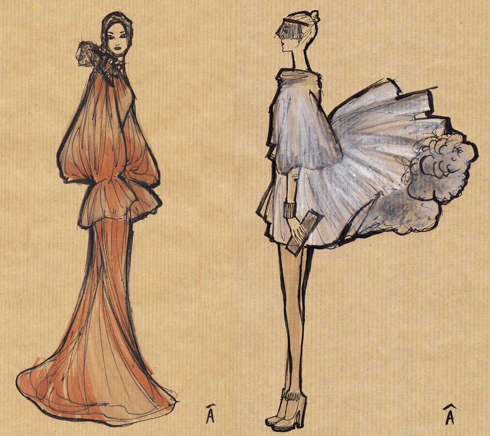 illustration fashion couture 