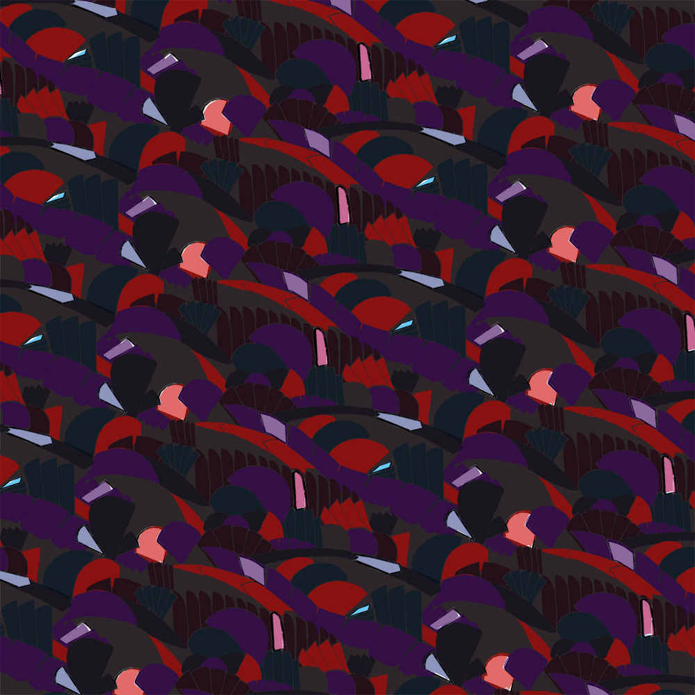 SURFACE-PATTERN-DESIGN-#1 illustration design textile pattern repeat