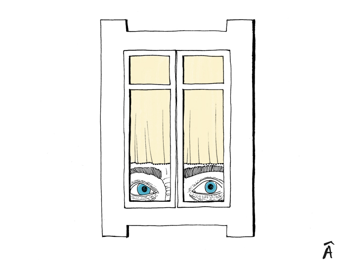 illustration christopher walken editorial fashion