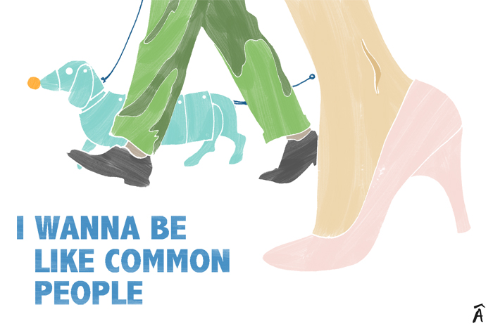 ilustration fashion editorial magazine i wanna be like common people