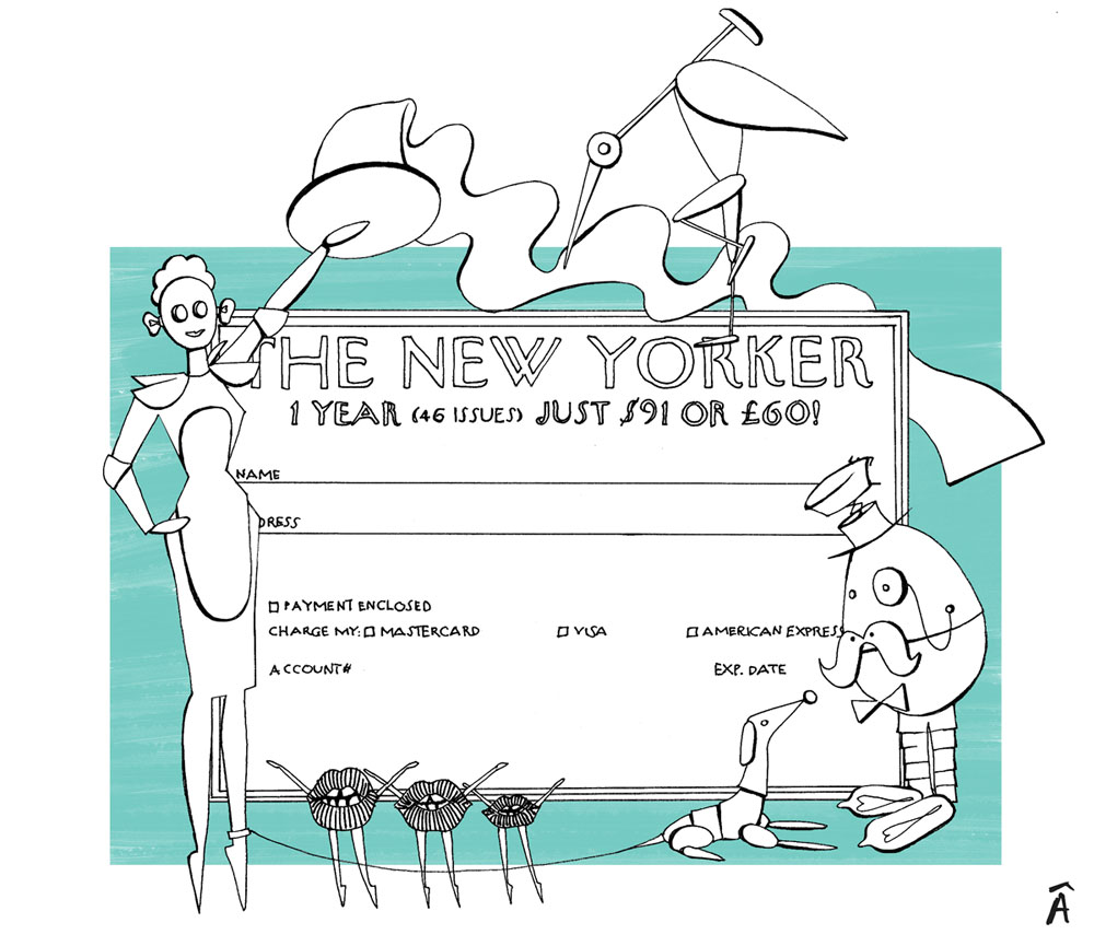 THE-NEW-YORKER illustration new yorker editorial fashion